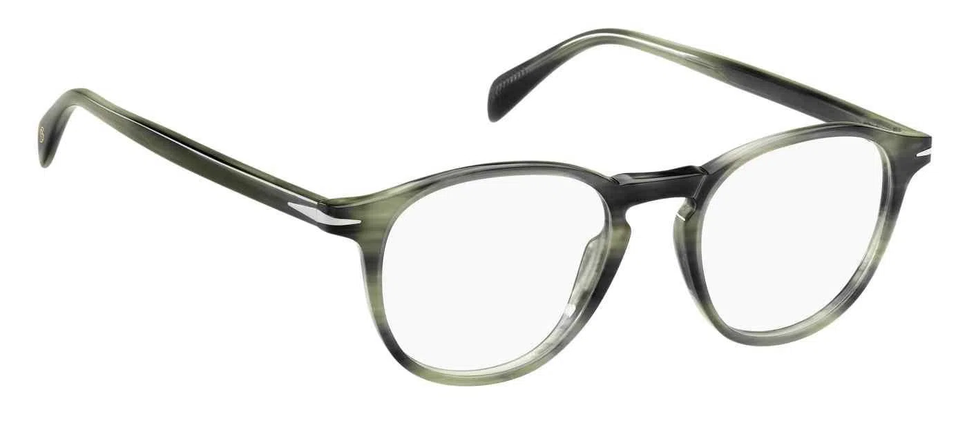David Beckham DB1018 Eyeglasses - Gray Horn - view 2